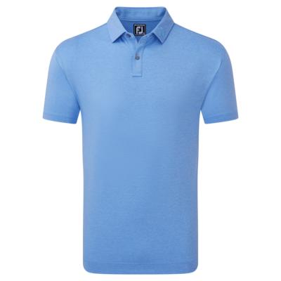 Polo Chiné Collar bleu clair (80141) - Footjoy