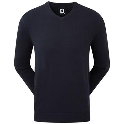 Pull Over Col V Melange de Laine marine (90130) - FootJoy