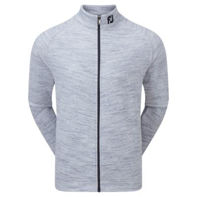 Pull Over Full-Zip en Laine Motif Space Dye marine (88430) - Footjoy