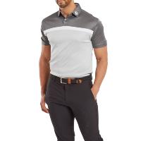 Polo Interlock avec blocs de couleurs gris / anthracite (81615) - Footjoy