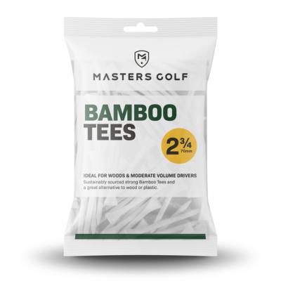 Tees en bambou blanc 70mm 2 3/4'' (20tees / TEB0006) - Masters