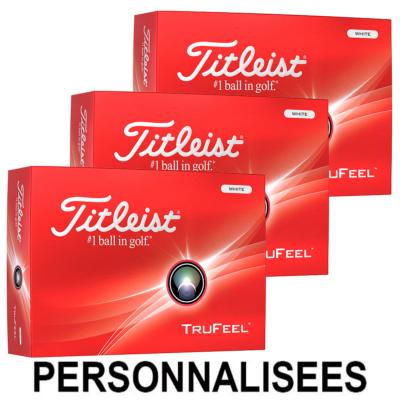 36 Balles TITLEIST Personnalisées TruFeel - Titleist