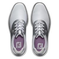 Chaussure femme FJ Traditions Spikeless 2024 (97990 - Blanc / Argent) - Footjoy