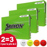 3x12 Balles de golf SOFT FEEL 2023 - Srixon