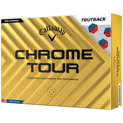 12 Balles de golf Chrome Tour Tru Track 2024 - Callaway