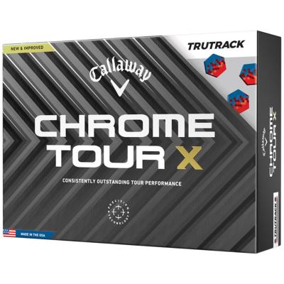 12 Balles de golf Chrome Tour X Tru Track 2024 - Callaway