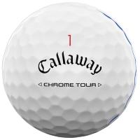 12 Balles de golf Chrome Tour Triple Track 2024 - Callaway