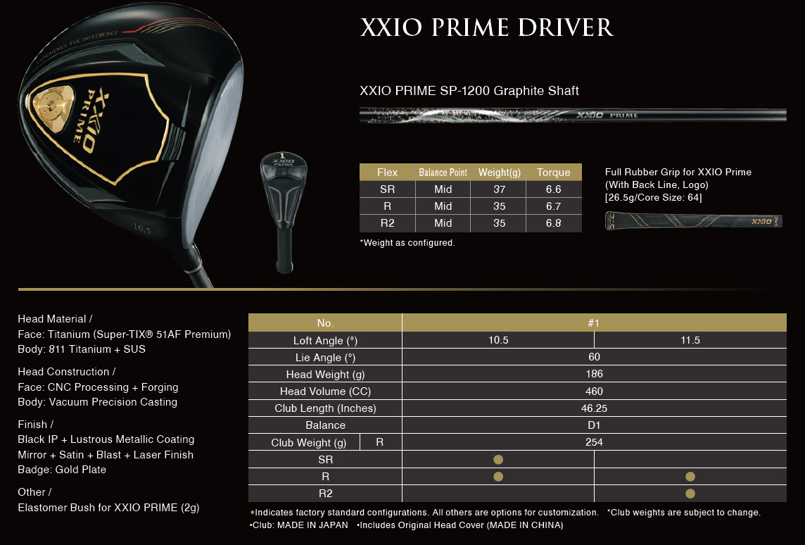 XXIO - Driver PRIME 12 