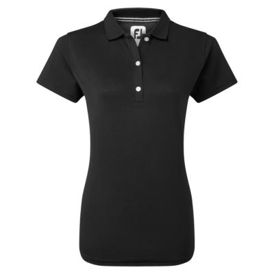 Polo Piqué Uni Femme Noir (88492) - FootJoy