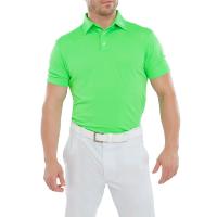 Polo Pique Etirable Uni vert (80130) - Footjoy