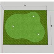 Tapis de putting PRO à dérouler - Golfleader