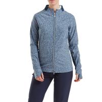 Pull Over Full Zip Space Dye Femme marine (31987) - Footjoy