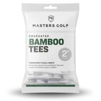 Tees Gradués en bambou blanc 51mm 2'' (25tees / TEB0022) - Masters