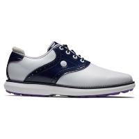 Chaussure femme FJ Traditions Spikeless 2025 (97926 - Blanc / Marine) - Footjoy