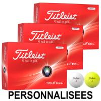 36 Balles TITLEIST Personnalisées TruFeel - Titleist