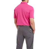 Polo Stretch Pique Solid Col Tricot Côtelé Hot Pink (81673) - Footjoy