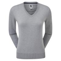 Pull Over laine Col V Femme gris (88513) - FootJoy