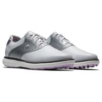 Chaussure femme FJ Traditions Spikeless 2024 (97990 - Blanc / Argent) - Footjoy