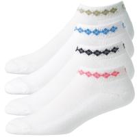 Chaussettes PRODRY Lightweight Sportlet Femme (blanc / noir 19311-101) - Footjoy