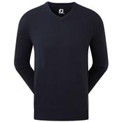 Pull Over Col V Melange de Laine marine (90130) - FootJoy