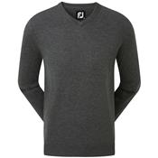 Pull Over Col V Melange de Laine gris fonce (90131) - FootJoy