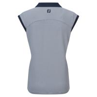 Polo Sans Manche Rayé marine/blanc (82502) - Footjoy