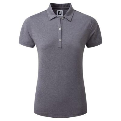 Polo chiné FJ uni marine Femme (80232) - Footjoy