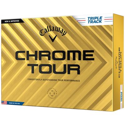 12 Balles de golf Chrome Tour Triple Track 2024 - Callaway