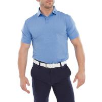 Polo Chiné Collar bleu ciel (80142) - Footjoy