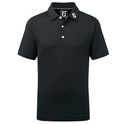 Polo Pique Uni Junior noir (92745) - FootJoy