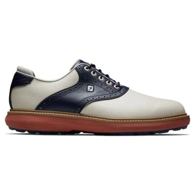 Chaussure homme Traditions Spikeless 2025 (57925 - Brun / Marine / Rouge) - Footjoy