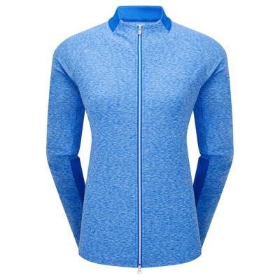 Pull Over Full Zip Space Dye Femme bleu (31989) - Footjoy