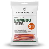 Tees Gradués en bambou orange 70mm 2 3/4'' (25 tees / TEB0020) - Masters