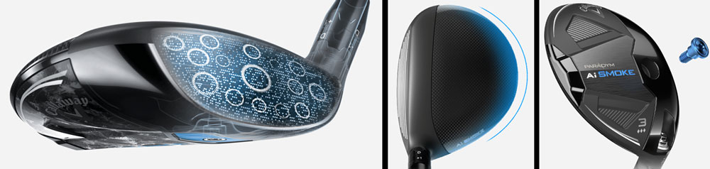 Bois Paradym AI Smoke Triple Track Callaway Golf