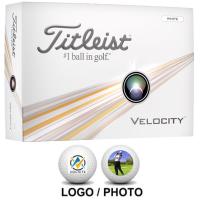 12x12 Balles TITLEIST Logotées Velocity - Titleist