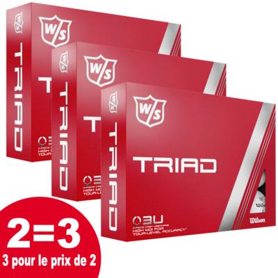 12 Balles de golf Triad (WG2004901) - Wilson