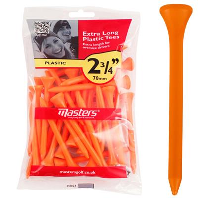 Tees en plastique orange 70mm 2 3/4'' (30 tees / TEP104) - Masters