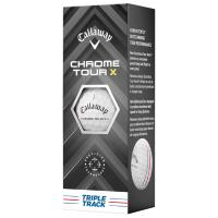 12 Balles de golf Chrome Tour X Triple Track 2024 - Callaway