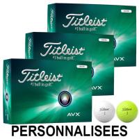 36 Balles TITLEIST Personnalisées AVX - Titleist