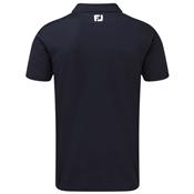 Polo Stretch Pique Solid Col Tricot Côtelé marine (90085) - FootJoy