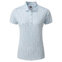 Polo imprimé Floral bleu ciel Femme (80246) - Footjoy