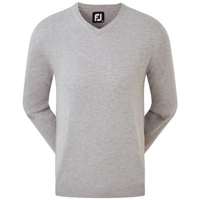 Pull Over Col V Melange de Laine gris (90136) - FootJoy