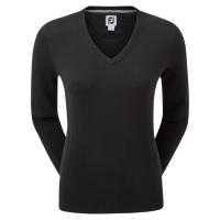 Pull Over Laine Col V Femme noir (88511) - FootJoy