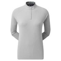 Pull Over Demi Zip Femme gris (80249) - Footjoy