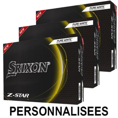 36 Balles SRIXON Personnalisées Z Star - Srixon