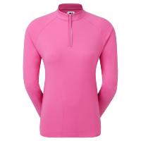 Pull Over Demi Zip Femme rose (81727) - Footjoy