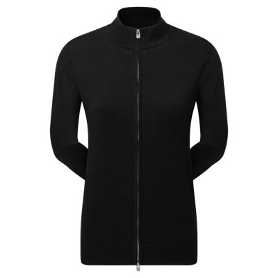 Pull Over Full Zip Double Drirelease Femme noir (31991) - Footjoy