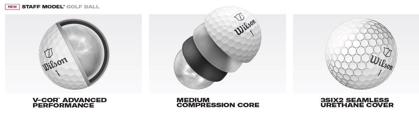 WILSON GOLF - 12 Balles de golf Staff Model 