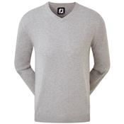 Pull Over Col V Melange de Laine gris (90136) - FootJoy